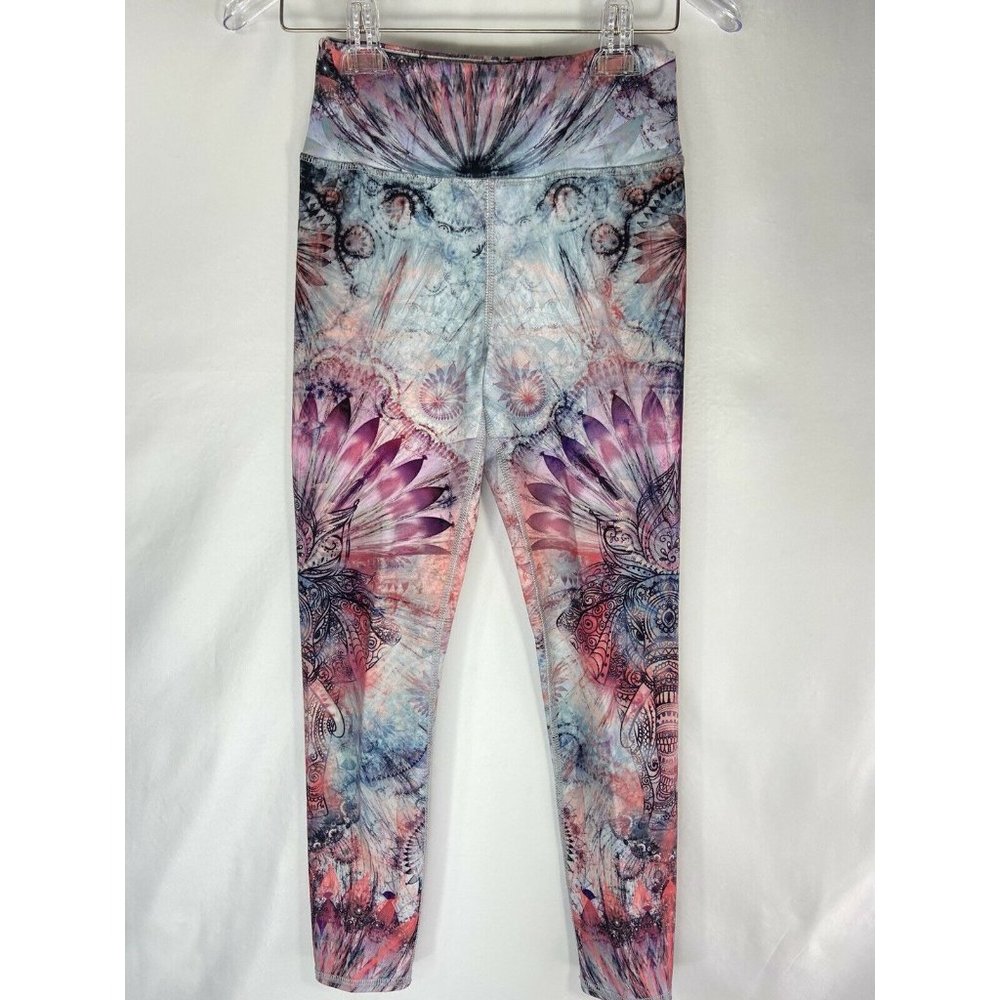 Evolution Creation Yoga Pants Crop Leggings Elepha